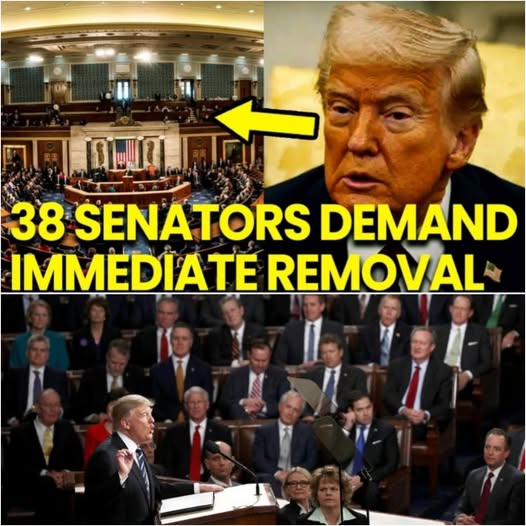 38 senators demand Trump removal via 25th Amendment in congressional chamber