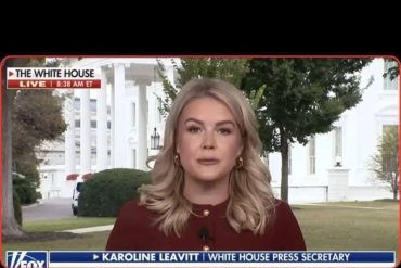 White House Press Secretary Karolyne Leavitt makes emergency announcement on Fox News regarding Trump Iran unconditional surrender ultimatum