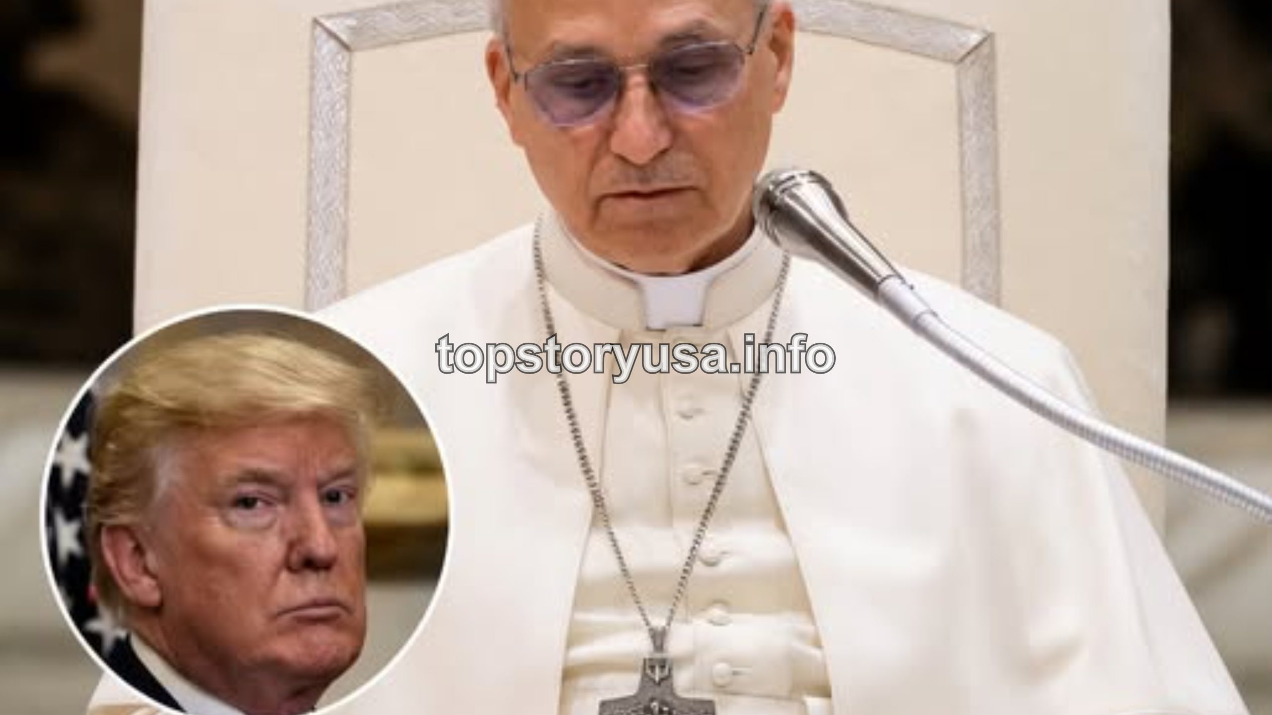 Pope Francis delivers critical one-word message to United States in formal white religious attire