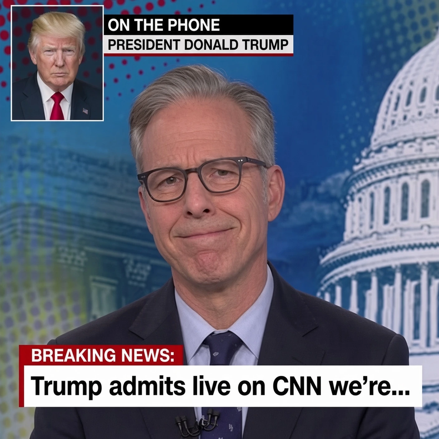 BREAKING: Trump admits live on CNN
