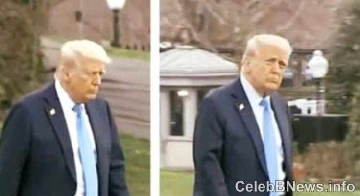 A Photo of Trump Walking Toward Marine One Caught Attention After Viewers Noticed a Small Detail@!